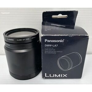 Panasonic Lens Adapter DMW-LA7 In Original Box, Tested And Working Clean